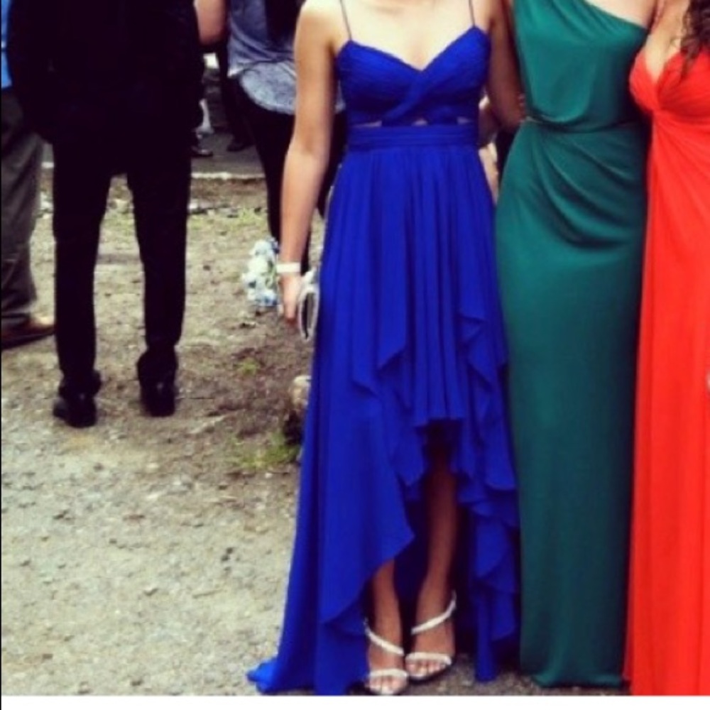 Royal blue prom dress